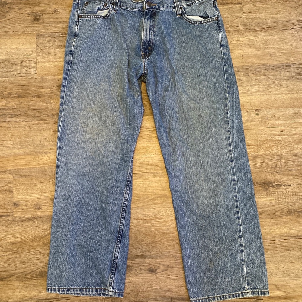 levi strauss signature straight leg jeans mens.